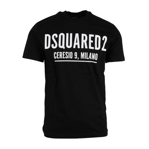 

Мужская футболка Dsquared2 Ceresio9 Cool S71GD1058 D2 черная, Черный