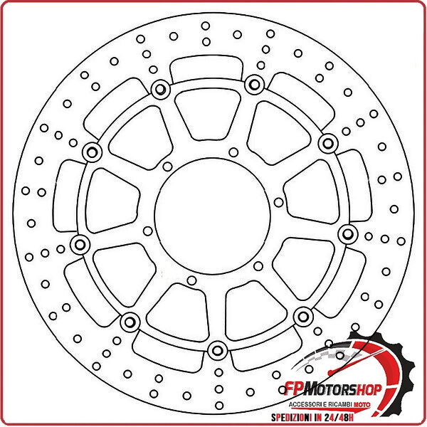 DISCO FRENO MOTO PER FMD0130RX FERODO HONDA CBR RR 929 00>01 954 02>03