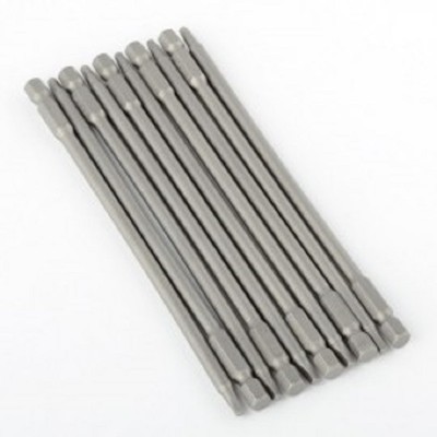   10 Pack 6'' Long S2 #1 Robertson R1 Power Bits Set