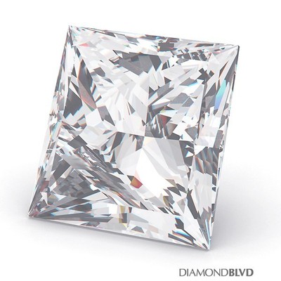 1 Carat H/VS1/Ex Cut Princess AGI Certified Earth Mined Diamond 5.39x5.28x3.87mm