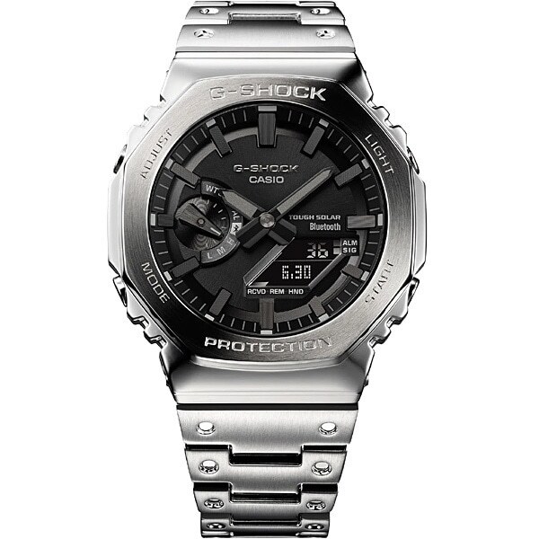 Pre-owned Casio Gm-b2100d-1ajf G-shock Ga-2100 Series Metal Band Bluetooth From Japan
