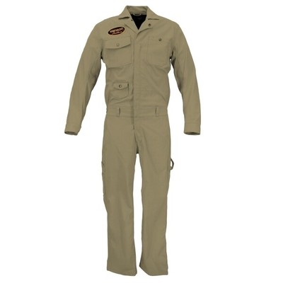 Bonus C Included 2XL Size Vanson Cotton Coverall Vs20301 Beige All-In-One japan
