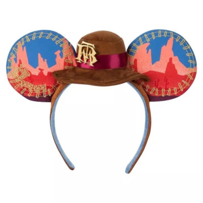 Disney World 50th Mickey Big Thunder Mountain Main Attraction Headband Ears NEW