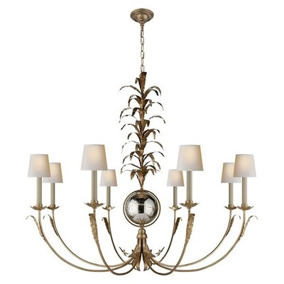Visual Comfort Clip-On Natural Paper Candelabra Shades 8ct Gramercy 3 x 4 x 4.25