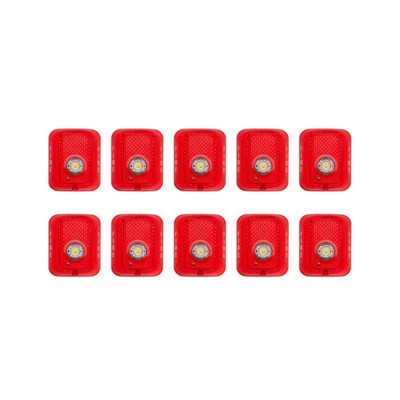 System Sensor SRLED Strobe Only, Red, Bulk Pack.