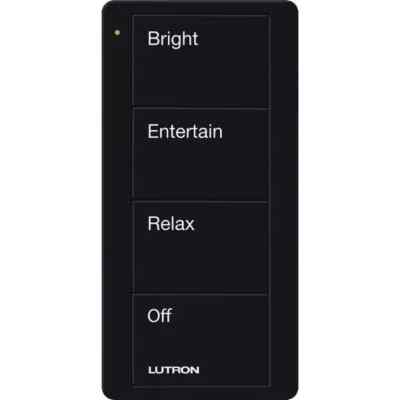Lutron Pico Wireless Control - 4-Button ANYTHING  Scene - Black - PJ2-4B-GBL-P03