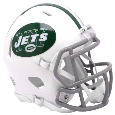 Классический шлем New York Jets (2024), альтернативный шлем Riddell Speed Mini