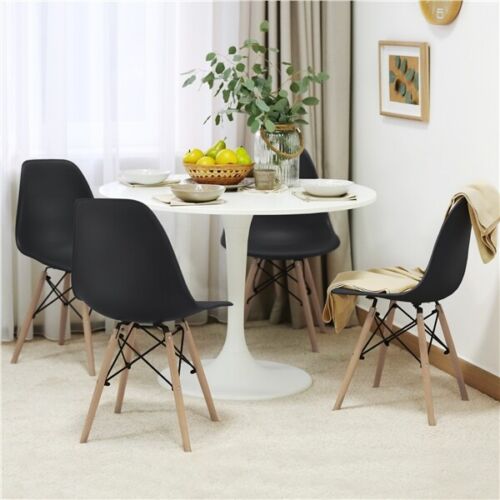 S Kitchen Bedroom Living Room Chairs Wood Plastic Chairs 4pc