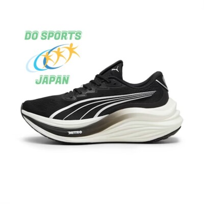 PUMA MagMax Nitro Running Shoes 310088 01 Black/White/Dark Gray Men Sneakers