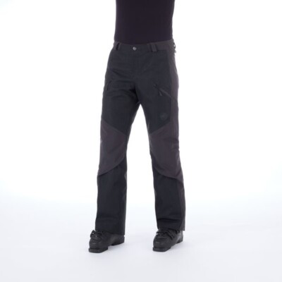 NWT Mens Mammut Cambrena Hard Shell Thermo Black Ski Pants sz 32