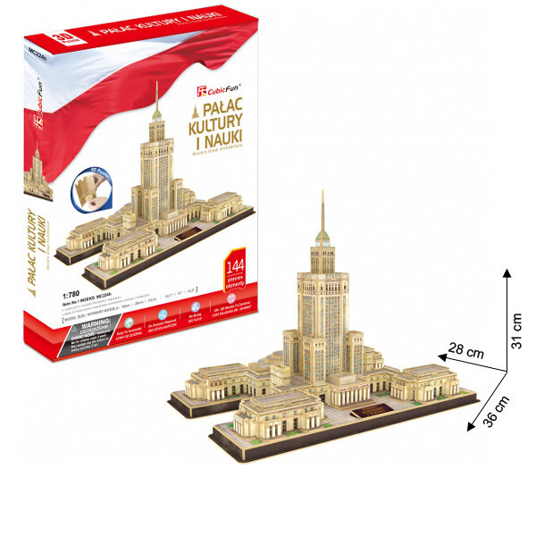 Cubic Fun - 3D Puzzle Palac Kultury i Nauki Kulturpalast Warschau Polen Groß