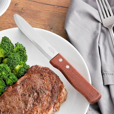 12 JUMBO STEAK KNIVES RESTAURANT QUALITY 10''