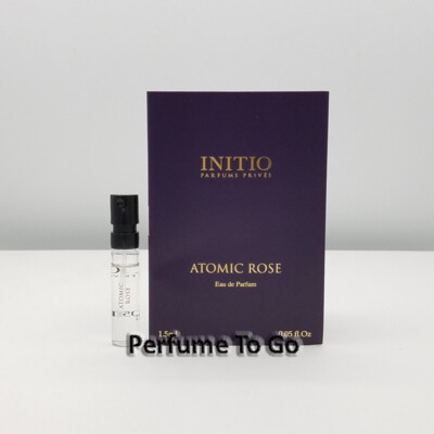 Initio ATOMIC ROSE 0.05 oz (1.5 ml) EDP Vial Spray NEW Travel/Sample
