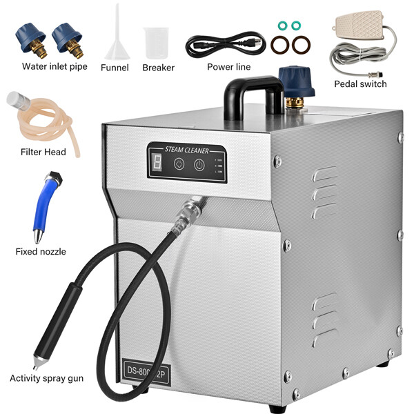 Jewelry Steam Cleaner Gem Washer Spray Gun&Fixed Noozle Pressure Adjustable USA