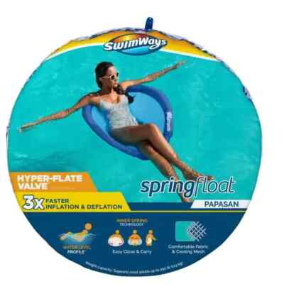 SwimWays Spring Float Papasan, Inflatable Lounge Chair