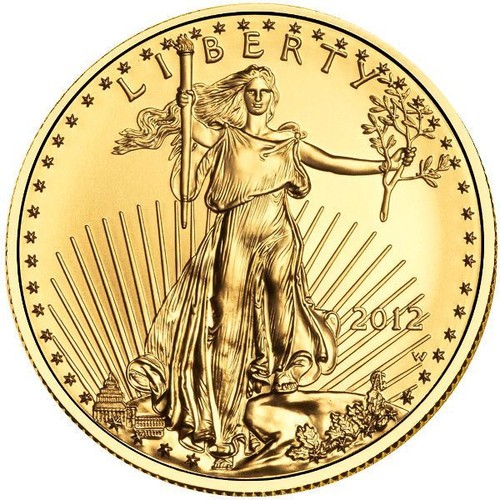 1 Oz American Gold Eagle Coin (Varied Year, Bu)