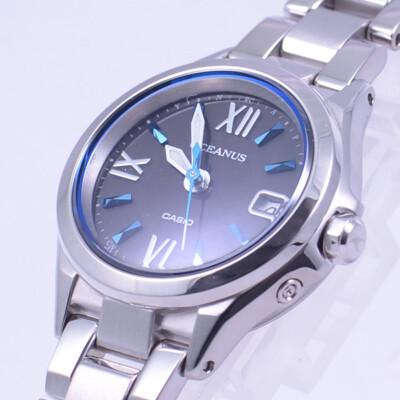 Pre-owned Casio International Warranty Ocw-70j-1ajf Oceanus 3 Lady's Watch