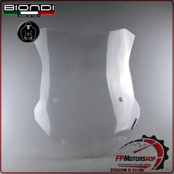 CUPOLINO PARABREZZA MOTO PER BMW R1250GS 2019> ALTO TRASPARENTE BIONDI ADVENTURE