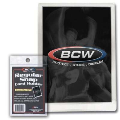 400 BCW 1-RS Regular Snap Card Holder
