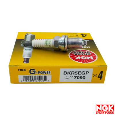 NEW NGK G-Power Platinum Spark Plugs Set of 4 BKR5EGP 7090
