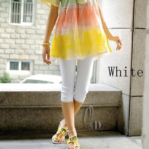 AU SELLER Adults Teens Girls Cotton Bottom Lace Short Leggings Dress pants p059