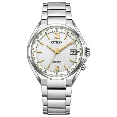 Pre-owned Citizen Cb1120-50c Attesa Eco-drive Radio Clock Japan Import