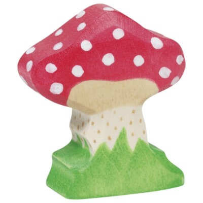 HOLZTIGER Fliegenpilz 80233  ( Holzfigur / Pilz )