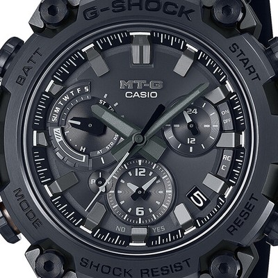 Pre-owned Casio G-shock Mt-g Mtg-b3000bd-1a2jf Black Bluetooth Solar Men Watch In Box