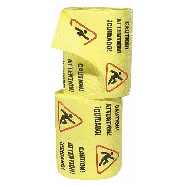 SpillTech Sorbent Roll 15in x150ft Universal Absorbent Pad Yellow 23gal
