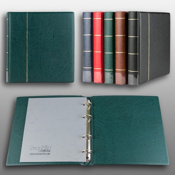 Classeur Pieces De Monnaie Collection Prophila Reliure Pour Monnaies - 4 Feuilles Noir Pour 110 Pièces (Bleu) Yvert Et Tellier