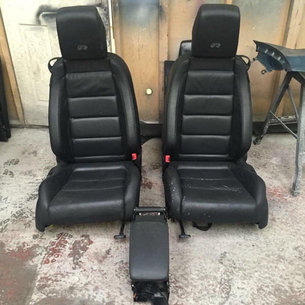 Genuine Volkswagen Golf R R20 3 door MK6 interior full leather seats