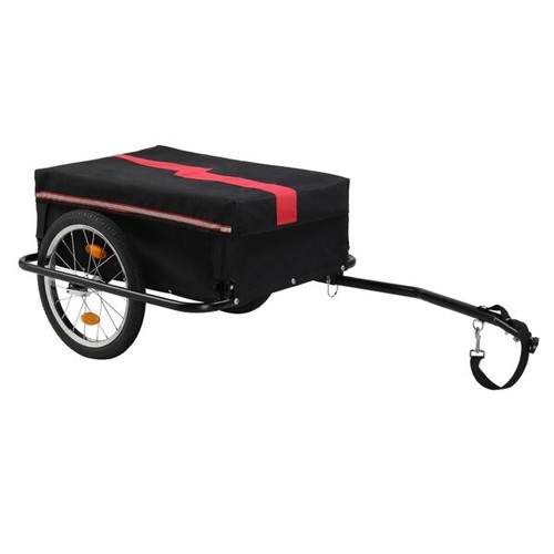 130*68*45cm Steel 100kg 16 Inch Quick Release Wheel Cloth Pocket Trailer Bicycle