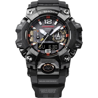 Pre-owned Casio G-shock Master Of Series Mudmaster Gwg-b1000ec-1ajf Bluetooth Black