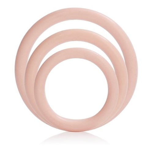 3x Pure Silicone Penis Erection Enhancer Prolong Cock Ring ED Solution