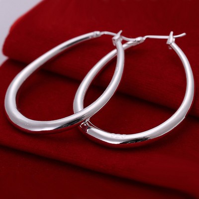 mit Sterlingsilber DO141 T::A Damen Ohrring Creolen Ringe //Gold Ohrstecker pl