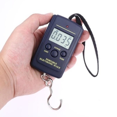 Travel Scale Mini Portable Luggage Fishing Hanging Weight Hang Hook (Up To 90lbs