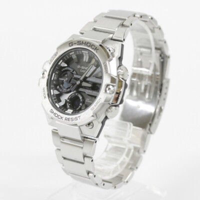 Pre-owned Casio G-shock Gst-b400d-1ajf Solar Powered Mobile Link Function Bluetooth