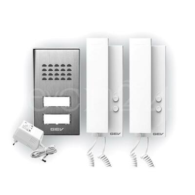 Türsprechanlage Sprechanlage Gegensprechanlage 2 Familien CAS 88313 2-Draht