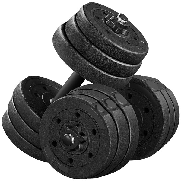 Dumbbell Set 44 LB Adjustable Weight Set for Men &