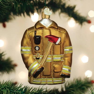 Old World Christmas - Firefighter'S Coat - 32462