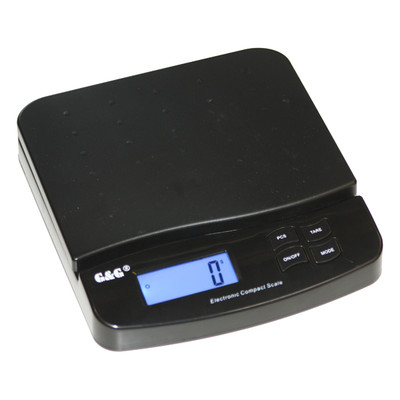 G&G SF-550 25kg/1g Brief- Paketwaage m. beleuchtetem XL LCD