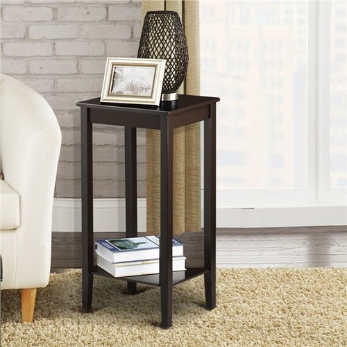 Tall End Table Sofa Side Table Multi-purpose Small Space Tab