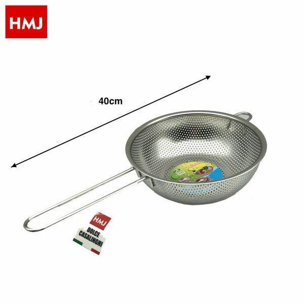Colino Setaccio Passino Piazza Scolapasta Inox Con Manico 40cm hmj