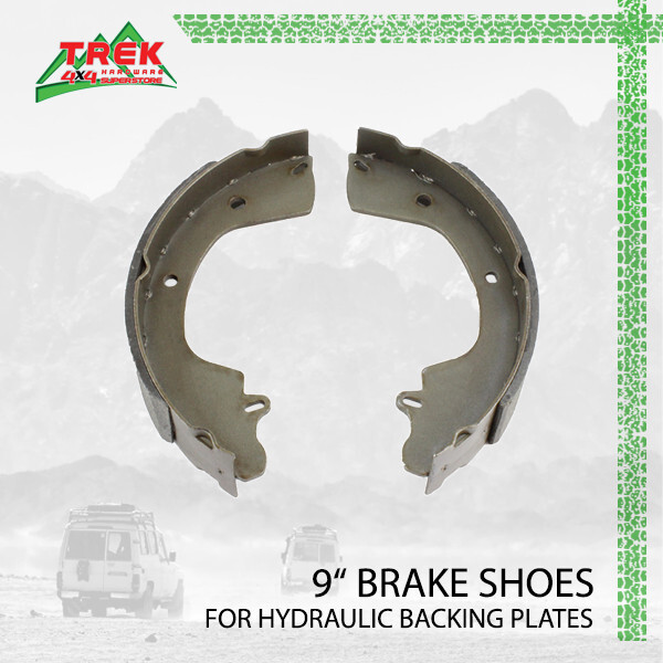 Trailer 9" Hydraulic Brake Shoes Left Right Replacement Caravan Backing Plate