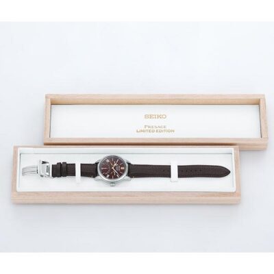 Pre-owned Seiko Presage Sard019 Brown Mechanical Men's Watch In Box