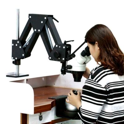 Multi-directional 77mm Jewelry Microscope Stand Inlaid Tool For Micro-setting