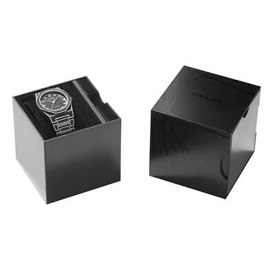 Pre-owned Milano D1  Men's Watch Pcbj33 Polycarbonate Black Sketch 40.5mm 5atm