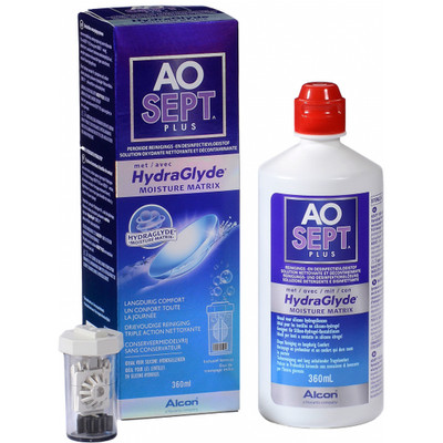OPTO ALCON AOSEPT PLUS HYDRAGLYDE 360 ML.