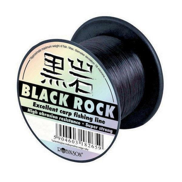 600m Robinson Black Rock monofile Angelschnur Karpfen Schnur Sehne Hecht Forelle