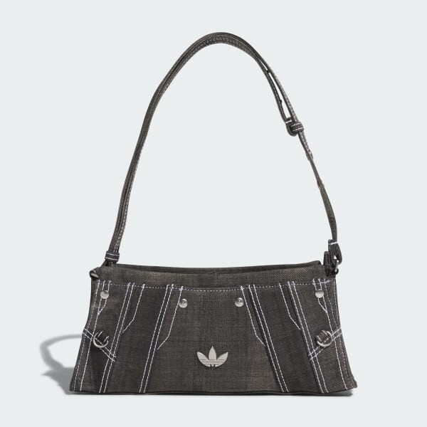 ADIDAS【送料込】D SHLDR BAG JL7666 Adidas Denim Shoulder Bag Womens - Black / JL7665